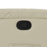 vidaXL Fauteuil Kunstleer Crème - 41% Korting!