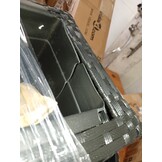 VidaXL Plantenbakken Zwart Poly Rattan - 69% Korting