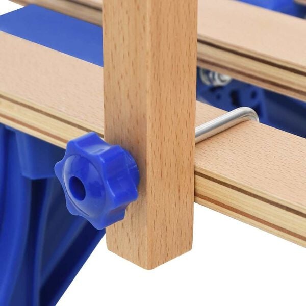 vidaXL Rugleuning Slee Multiplex Blauw - 54% Korting!