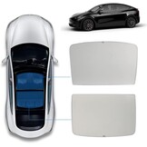 Topfit Zonnescherm Dakraam Beige/Zilver Tesla Model Y - 41% Korting!