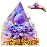 Orgonite Piramide Blauw/Goud (60mm) - 11% Korting
