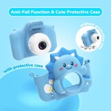 HiMont Kindercamera Blauw - 1080P met 32GB & 30% Korting