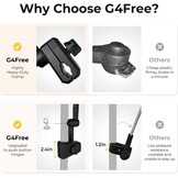 G4Free XL Strandparasol Zwart - 33% Korting