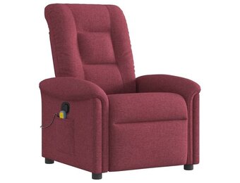 vidaXL Massagestoel Wijnrood - 52% Korting!