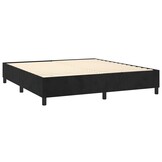 VidaXL Fluweel Bedframe Zwart 200x200cm - 52% Korting
