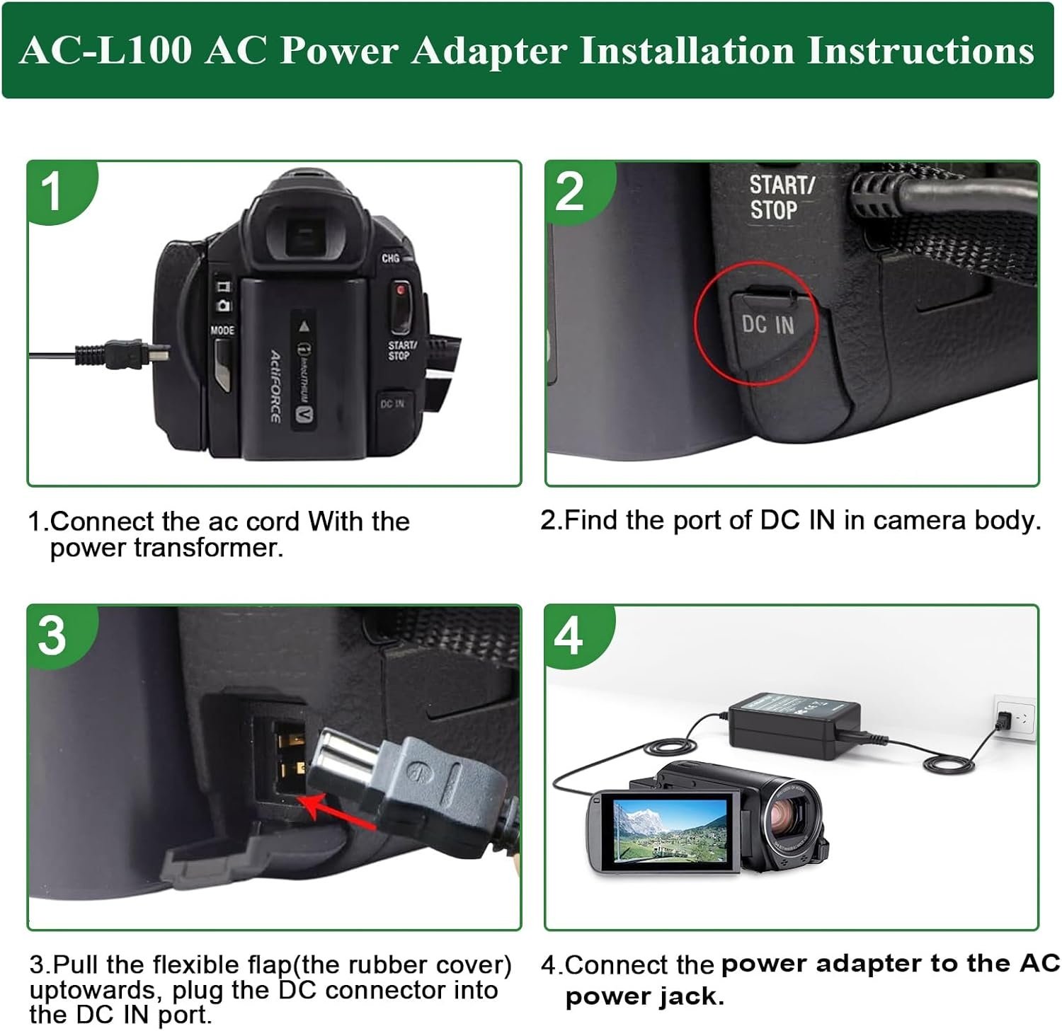 Sony AC-L100 Camera Adapter 53% Korting