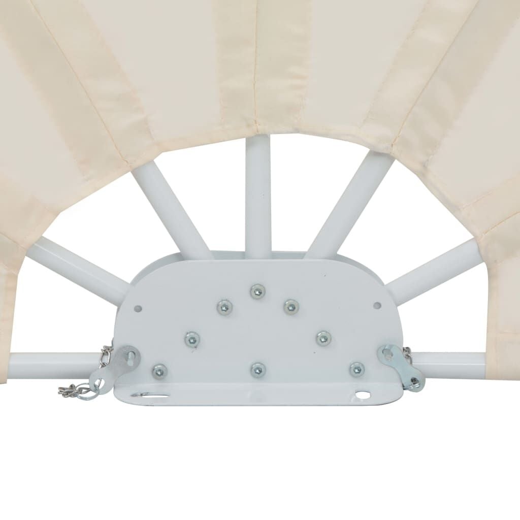 vidaXL Terrasscherm 160cm Crème - 41% Korting!
