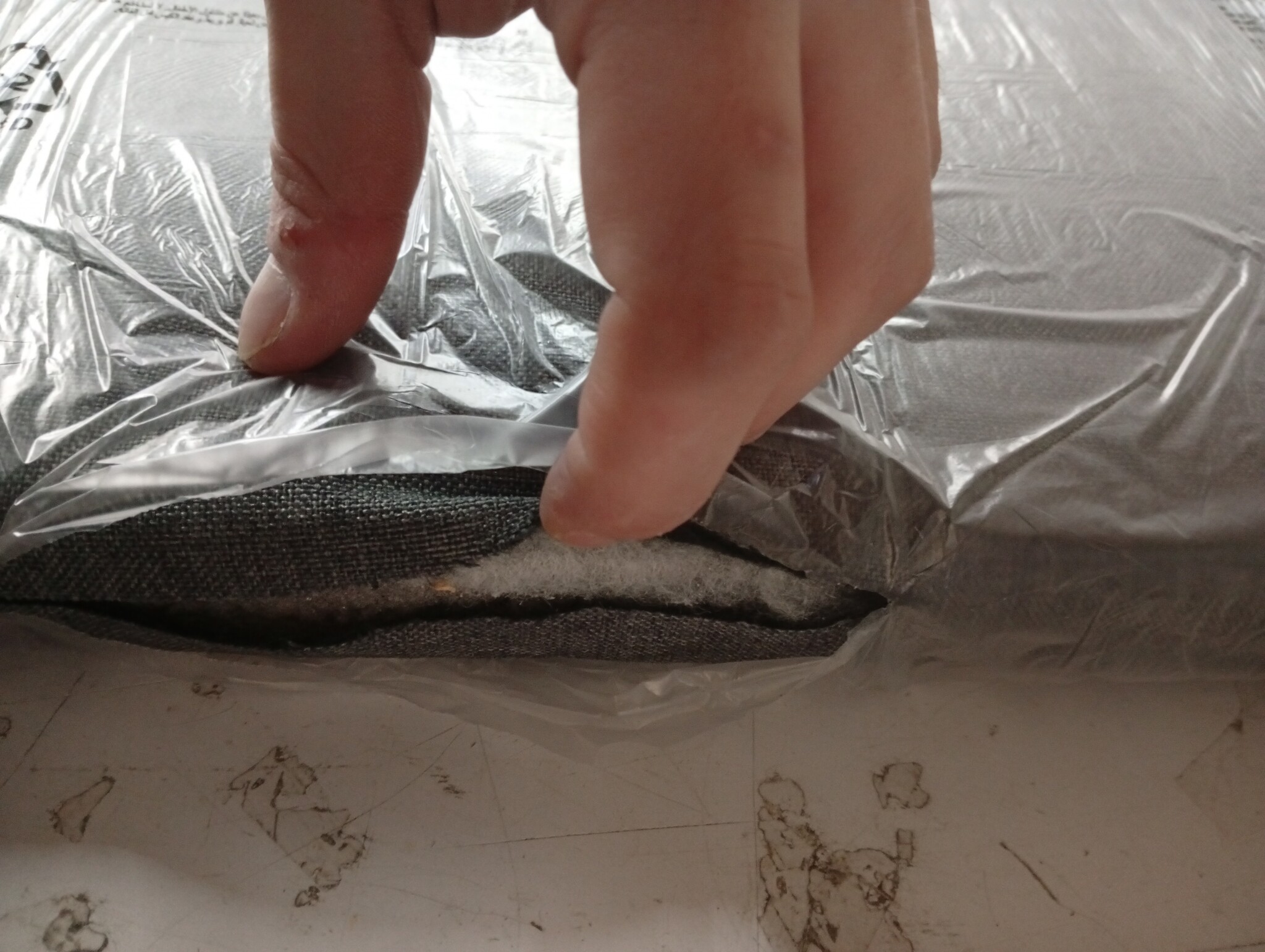 Hoofdbord Stof Donkergrijs 100x5x78/88 cm - 69% Korting!