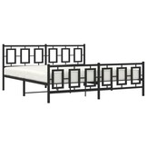 VidaXL Metaal Bedframe Zwart 183x213 cm | 52% Korting