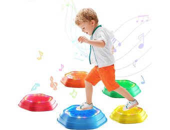Holyton Balancierstenen Kinderen (5-delig) - Met Licht & Muziek - 40% Korting!