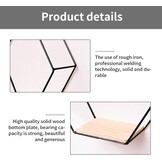 Set van 3 Zwarte Zeshoekige Wandrekken met 39% Korting