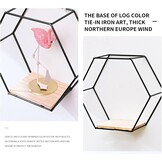 Set van 3 Zwarte Zeshoekige Wandrekken met 39% Korting