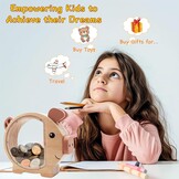 Houten Spaarpot met 36% Korting - Uniek Kinder Cadeau