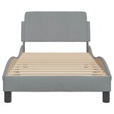 vidaXL Bedframe 80x200cm Lichtgrijs - 48% Korting!