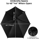 G4Free Parasol Stoel Zwart - 33% Korting - UPF 50+ UV Bescherming