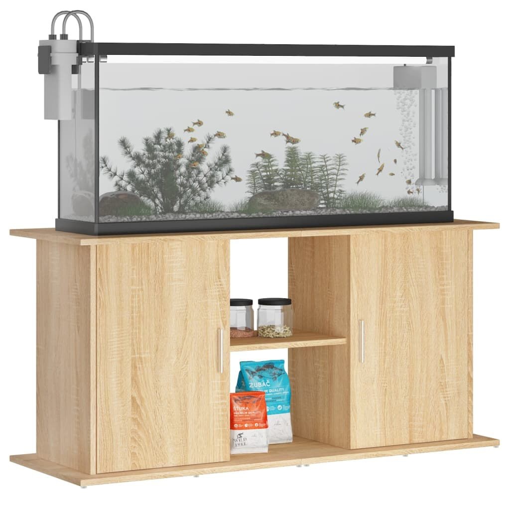 Aquariumstandaard 121x41x58cm Sonoma Eiken - 66% Korting!