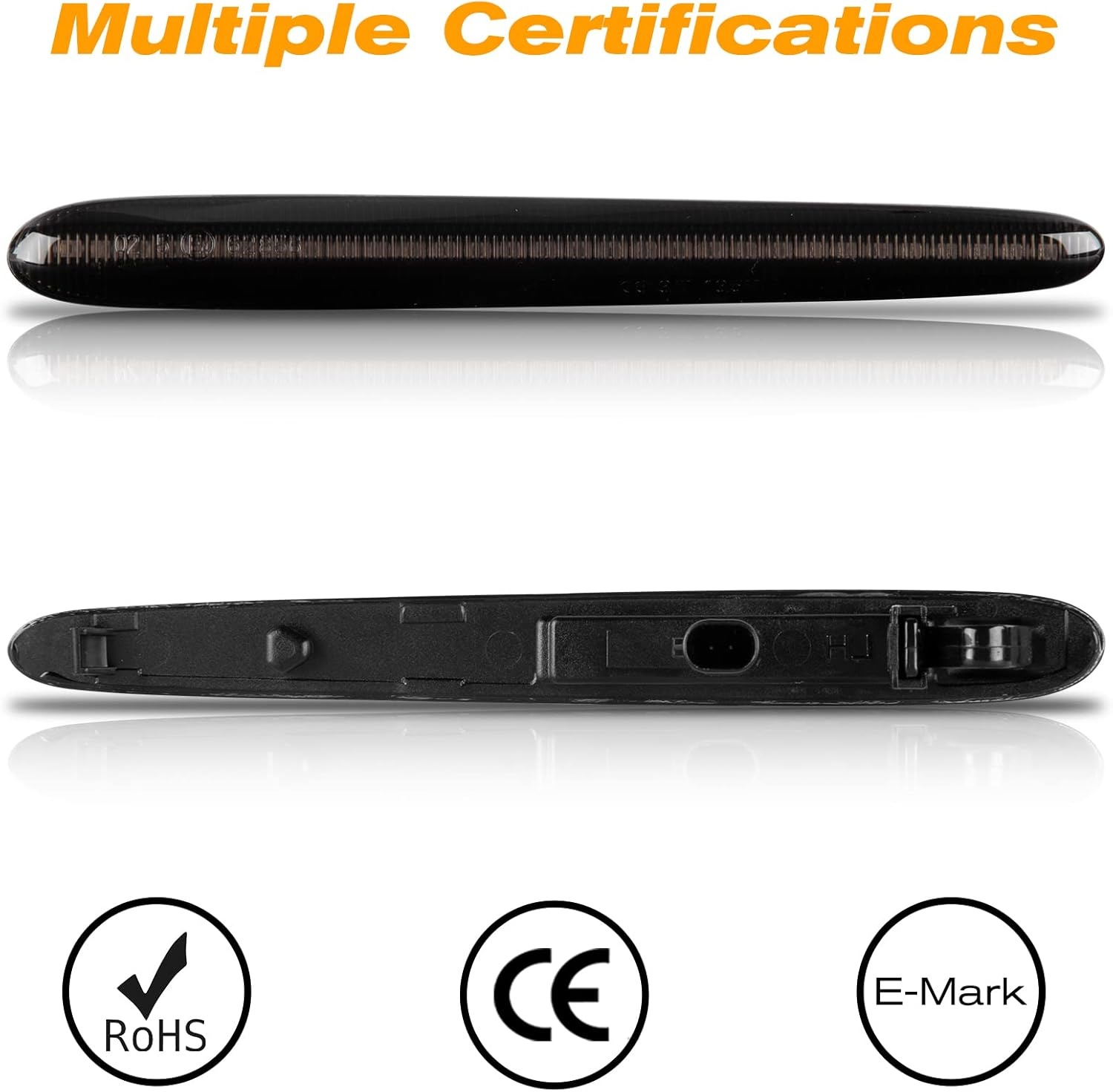 Dynamische Amber LED Indicatoren Smoke Lens - 32% Korting