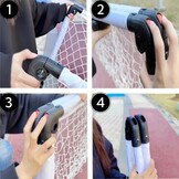 Zwarte Opvouwbare Voetbalgoal Kinderen 115cm - 39% Korting