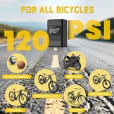 Elektrische Fiets Pomp 120 PSI - Zwart (38% Korting)