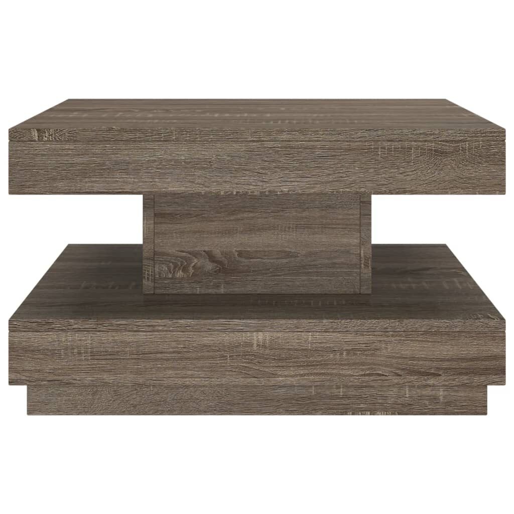 vidaXL Salontafel Grijs MDF - 60x60x35 cm - 66% Korting