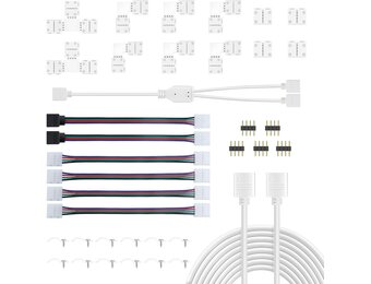 REDTRON RGB LED Strip Accessoires Kit - Zwart (23% Korting)