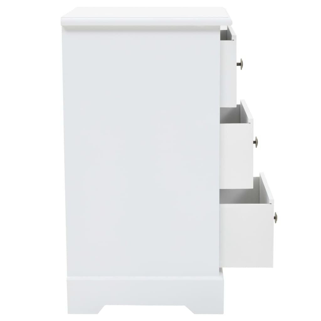 Nachtkastje vidaXL Wit MDF - 53% Korting!