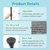 Mybow Grijpstok In Hoogte Verstelbaar - Zwart - 35% Korting