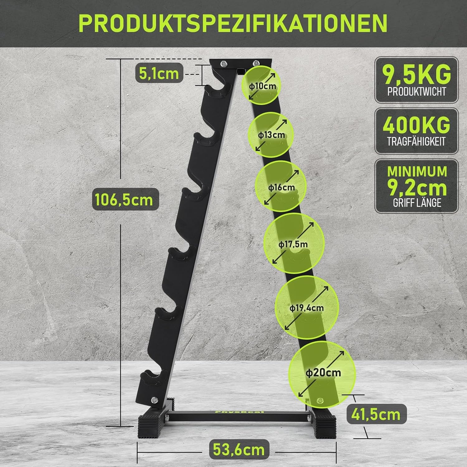 Dumbbell Rack: 28% Korting! - 5/6 Laags Halterstandaard