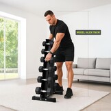 Dumbbell Rack: 28% Korting! - 5/6 Laags Halterstandaard