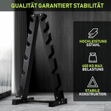 Dumbbell Rack: 28% Korting! - 5/6 Laags Halterstandaard