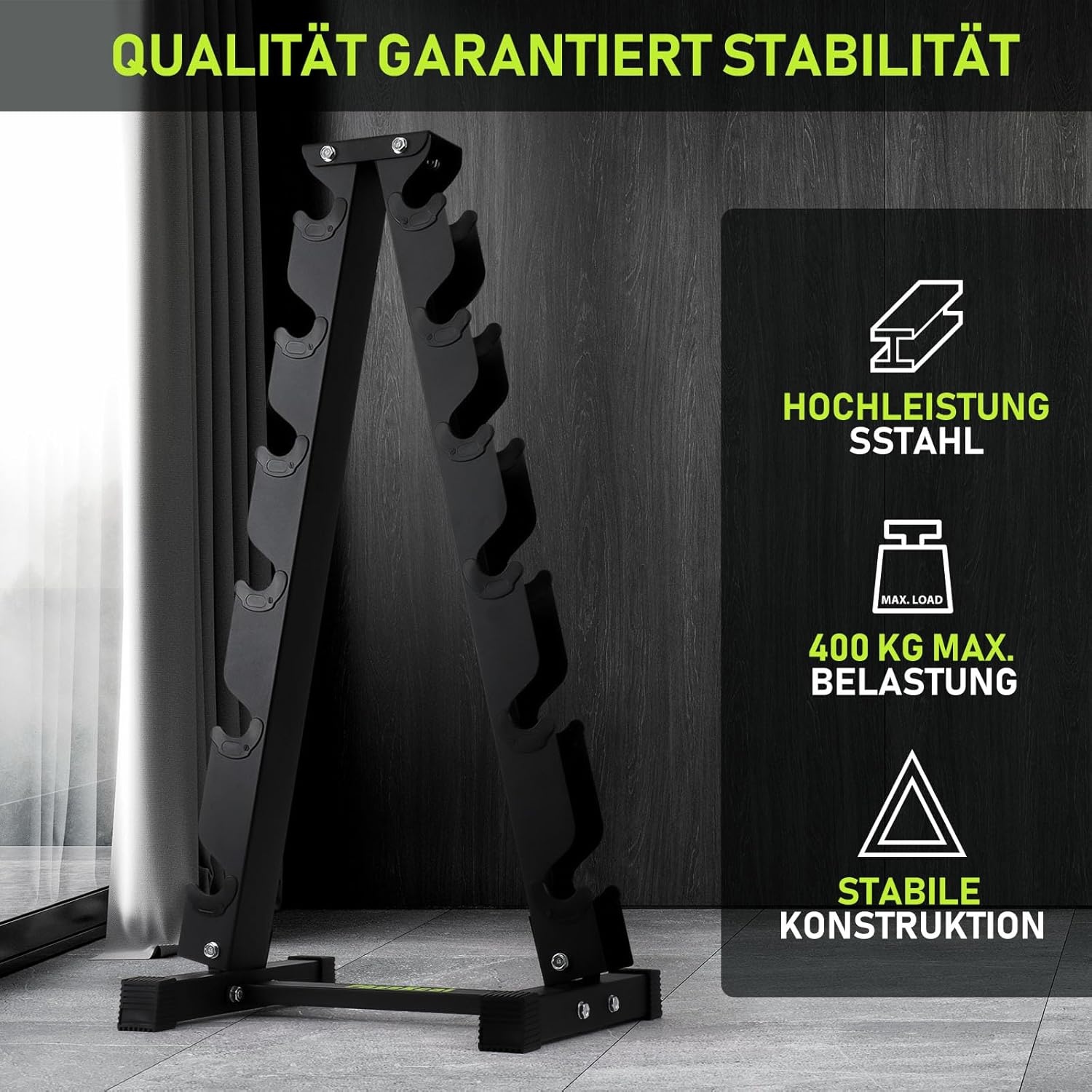 Dumbbell Rack: 28% Korting! - 5/6 Laags Halterstandaard
