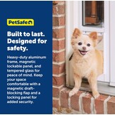 PetSafe Glazen Schuifdeur Kat/Hond - 2-Delig, Wit - 29% Korting