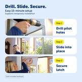 PetSafe Glazen Schuifdeur Kat/Hond - 2-Delig, Wit - 29% Korting