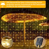 GCMacau Zonne-Lichtgordijn Buiten 6x3m (600 LED Warmwit) - 24% Korting!
