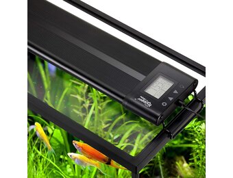hygger Aquarium LED Verlichting - 60W, Volledig Spectrum, Timer & 7 Kleuren - 28% Korting