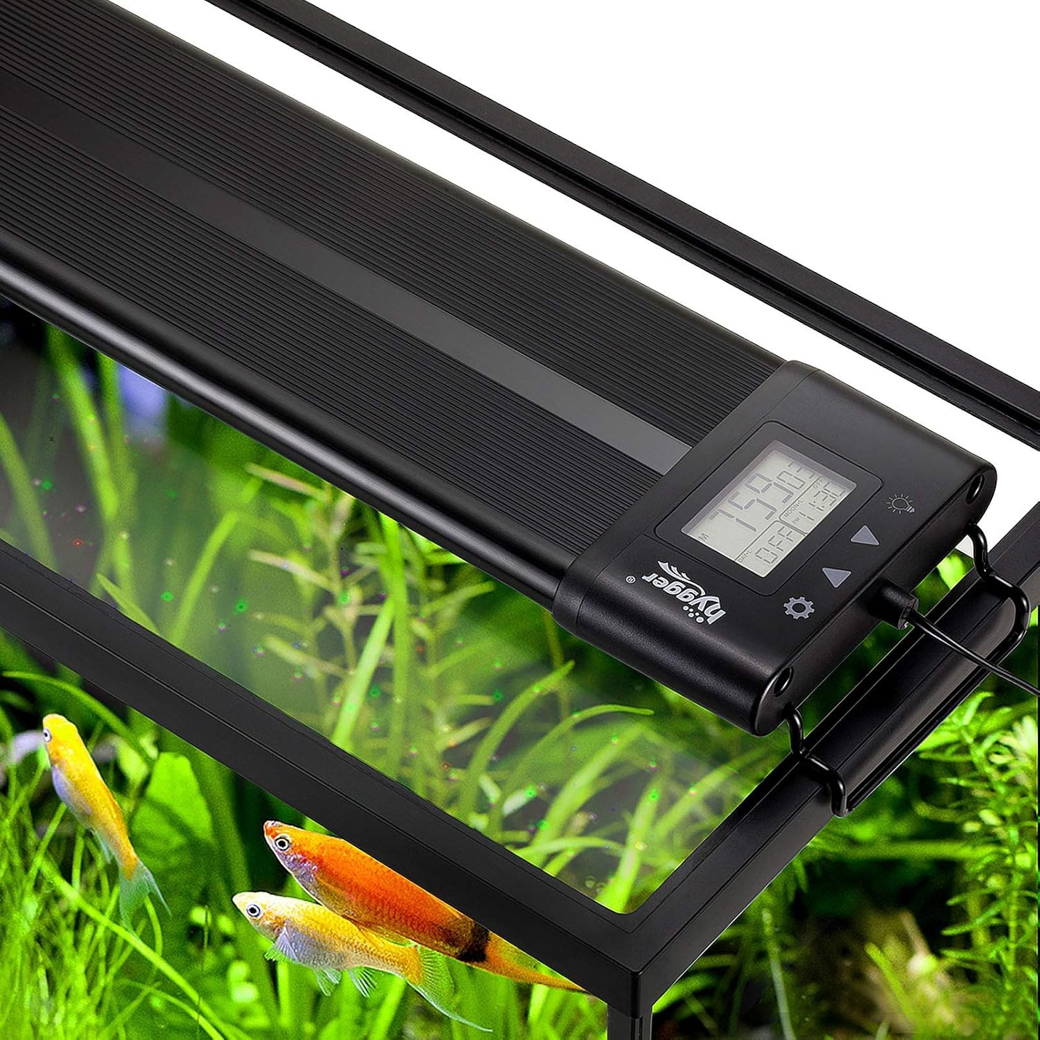 hygger Aquarium LED Verlichting - 60W, Volledig Spectrum, Timer & 7 Kleuren - 28% Korting