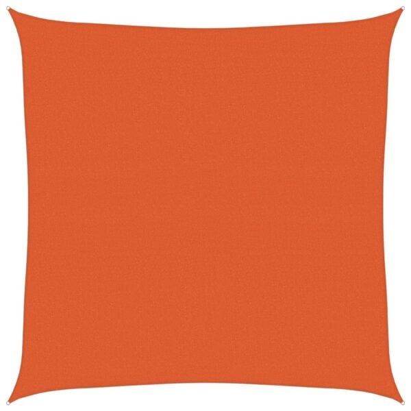 vidaXL Zonnezeil Vierkant 4x4m HDPE Oranje - 26% Korting!