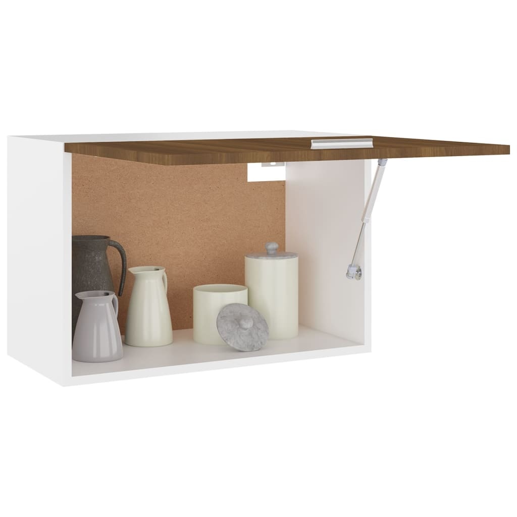 Hangkast Bruin Eiken - 72% Korting!