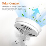 Lifewit Kattenbak Verbergbaar Wit - 28% Korting