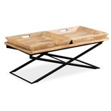 vidaXL Salontafel 110x55x42cm Massief Mangohout - 52% Korting!