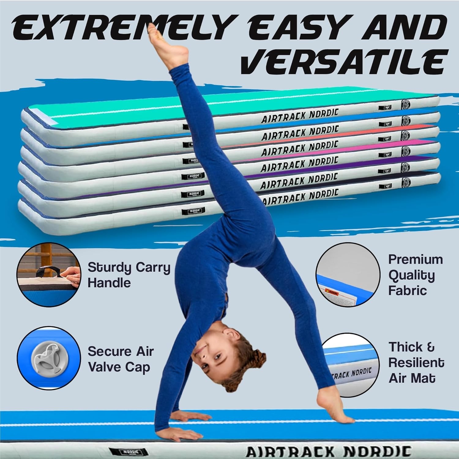 AirTrack Gymnastiekmat Special Edition (3-8m) - 29% Korting!