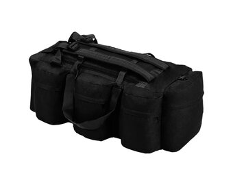 VidaXL Plunjezak Legerstijl 90L Zwart - 53% Korting!