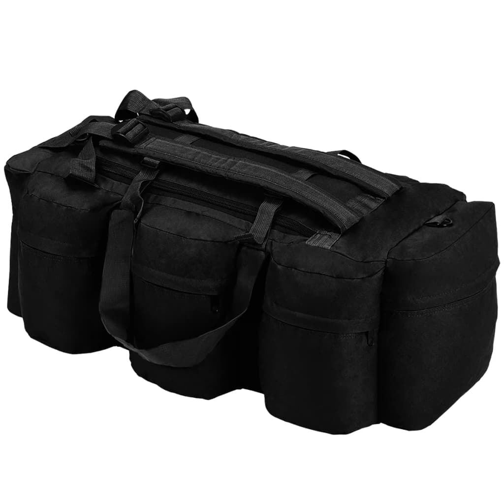 VidaXL Plunjezak Legerstijl 90L Zwart - 53% Korting!