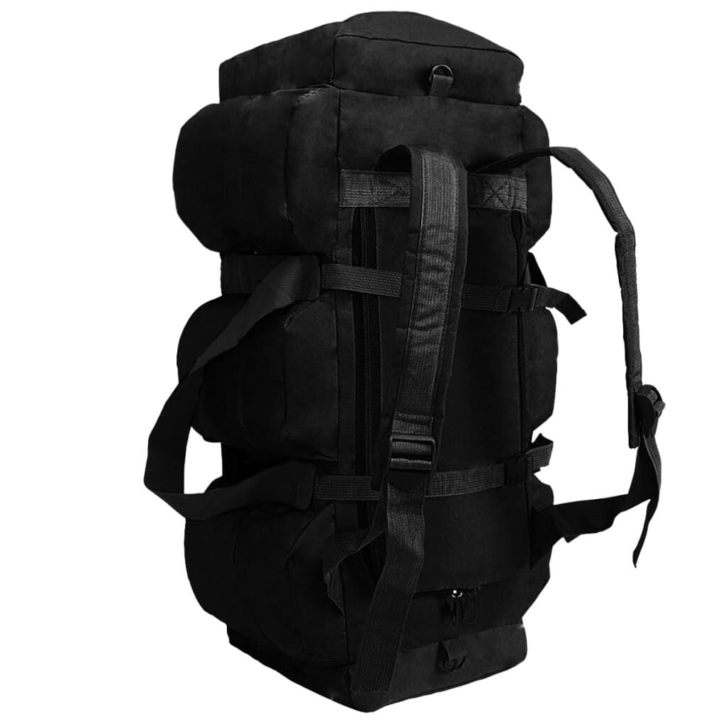 VidaXL Plunjezak Legerstijl 90L Zwart - 53% Korting!