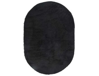 Hoogpolig vloerkleed NAVARRA 300x200 cm Zwart - 45% Korting