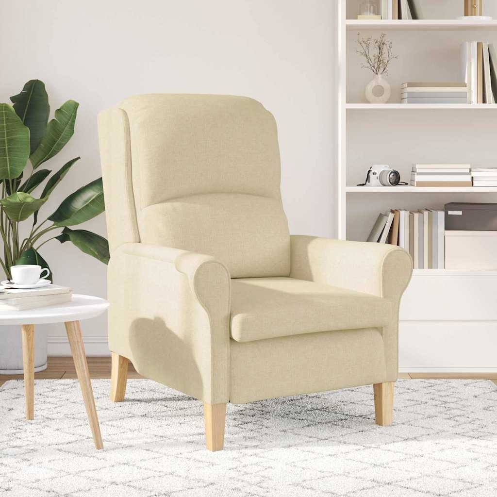 vidaXL Fauteuil Crème - 73% Korting!