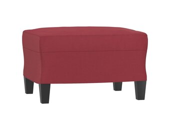 VidaXL Voetenbank Wijnrood Kunstleer - 45% Korting!