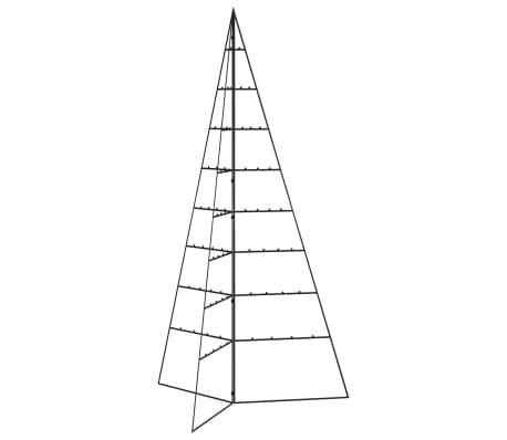 vidaXL Metalen Kerstboom 180cm Zwart (64% Korting!)