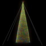 Retoertje: Gekleurde LED-kerstboom (500cm) - 65% Korting!