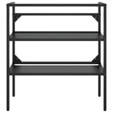 VidaXL Wastafelframe Zwart - 70% Korting!